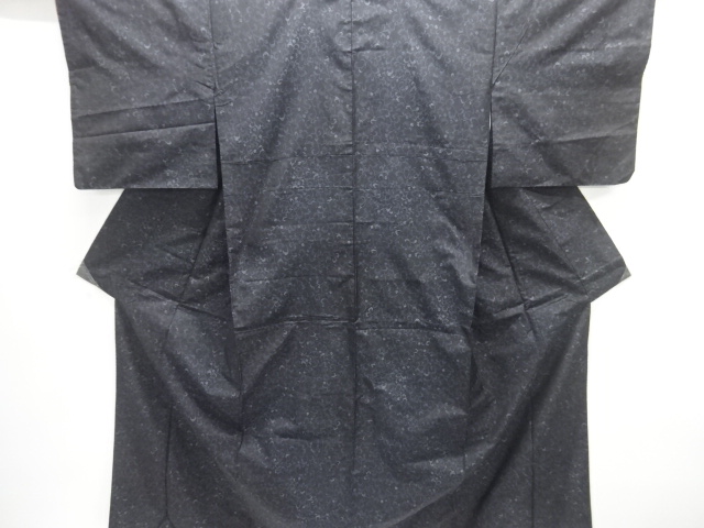 JAPANESE KIMONO / DORO OSHIMA TSUMUGI / WOVEN ARABESQUE